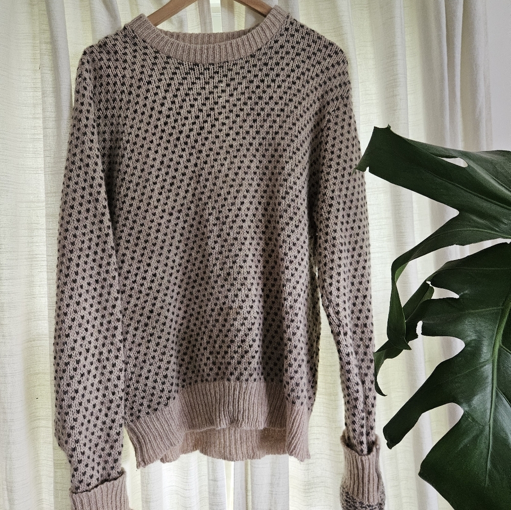 100% wool sweater